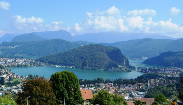 Bilocale vista lago di Lugano